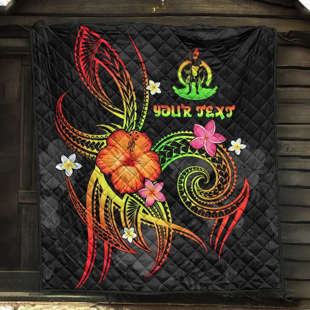 Vanuatu Polynesian Personalised Premium Quilt - Legend of Vanuatu (Reggae)