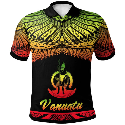 Vanuatu Polynesian Polo Shirt - Poly Tattoo Reggae Version
