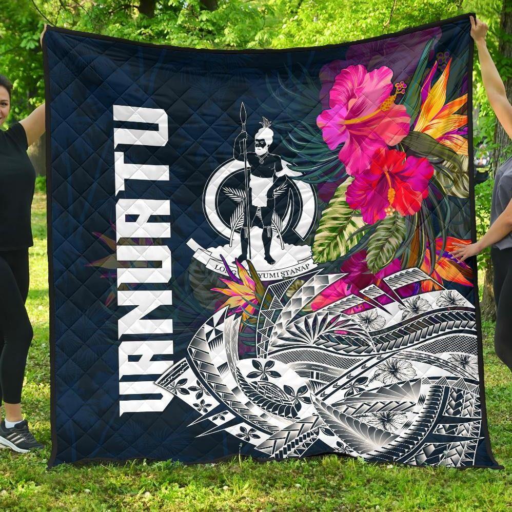 Vanuatu Polynesian Premium Quilt  - Summer Vibes