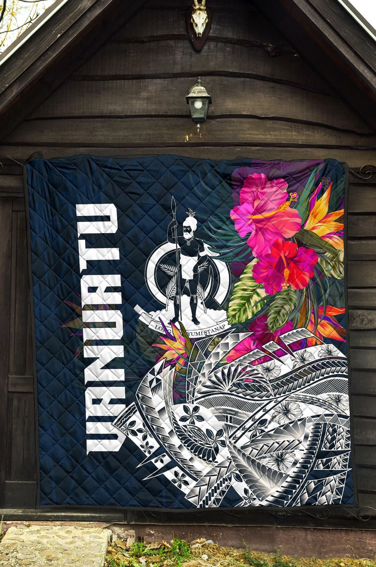 Vanuatu Polynesian Premium Quilt  - Summer Vibes