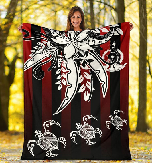 Vanuatu Premium Blanket - Vertical Stripes Style