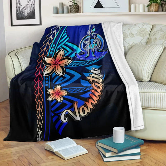 Vanuatu Premium Blanket - Vintage Tribal Mountain