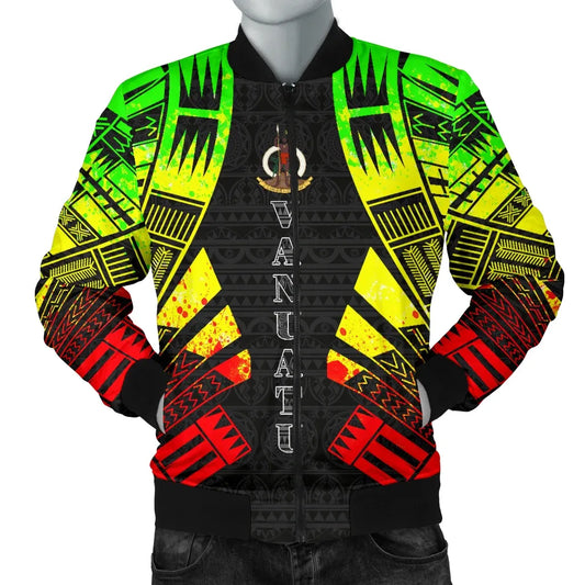 Vanuatu Bomber Jackets - Polynesian Tattoo Reggae