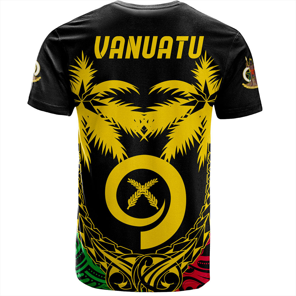 Vanuatu T-Shirt Tribal Pattern Coconut