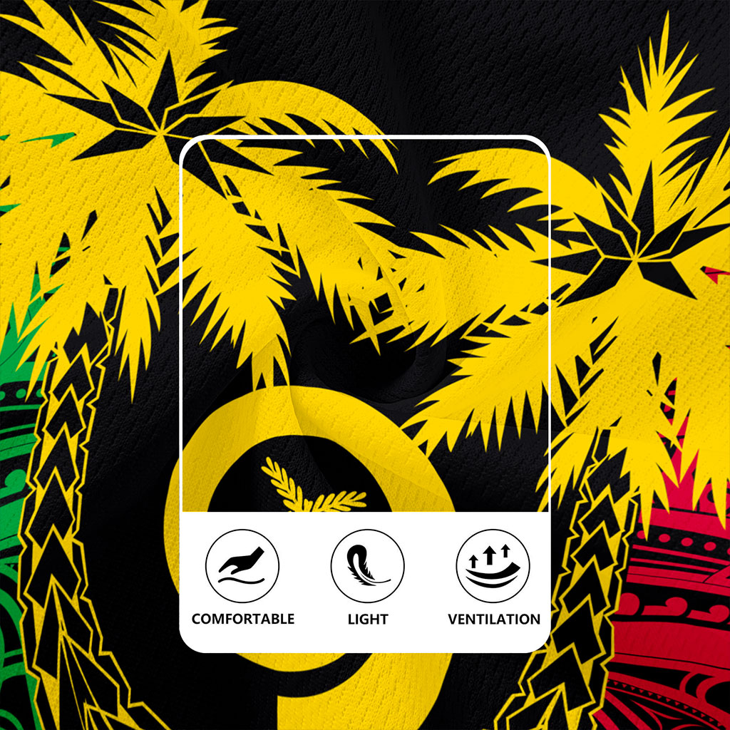 Vanuatu Rugby Jersey Tribal Pattern Coconut
