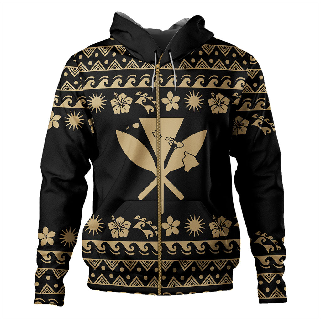 Hawaii Hoodie Vintage Set Hawaiian Symbols