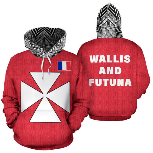 Wallis and Futuna All Over Hoodie - Polynesian Over Hood