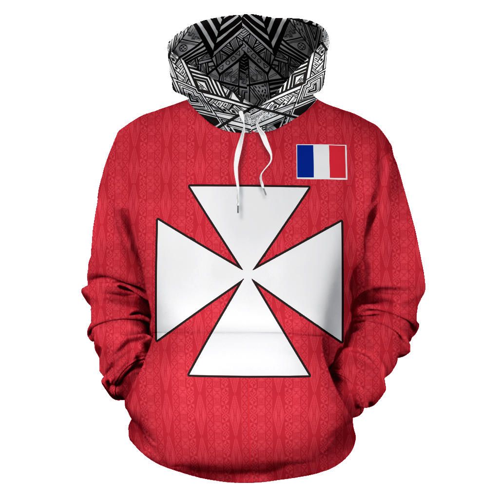 Wallis and Futuna All Over Hoodie - Polynesian Over Hood