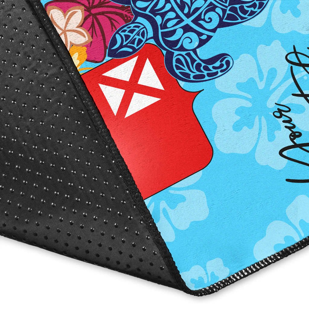 Wallis and Futuna Area Rug - Custom Personalised Tropical Style