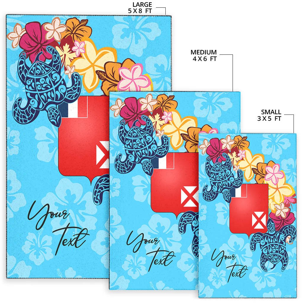 Wallis and Futuna Area Rug - Custom Personalised Tropical Style