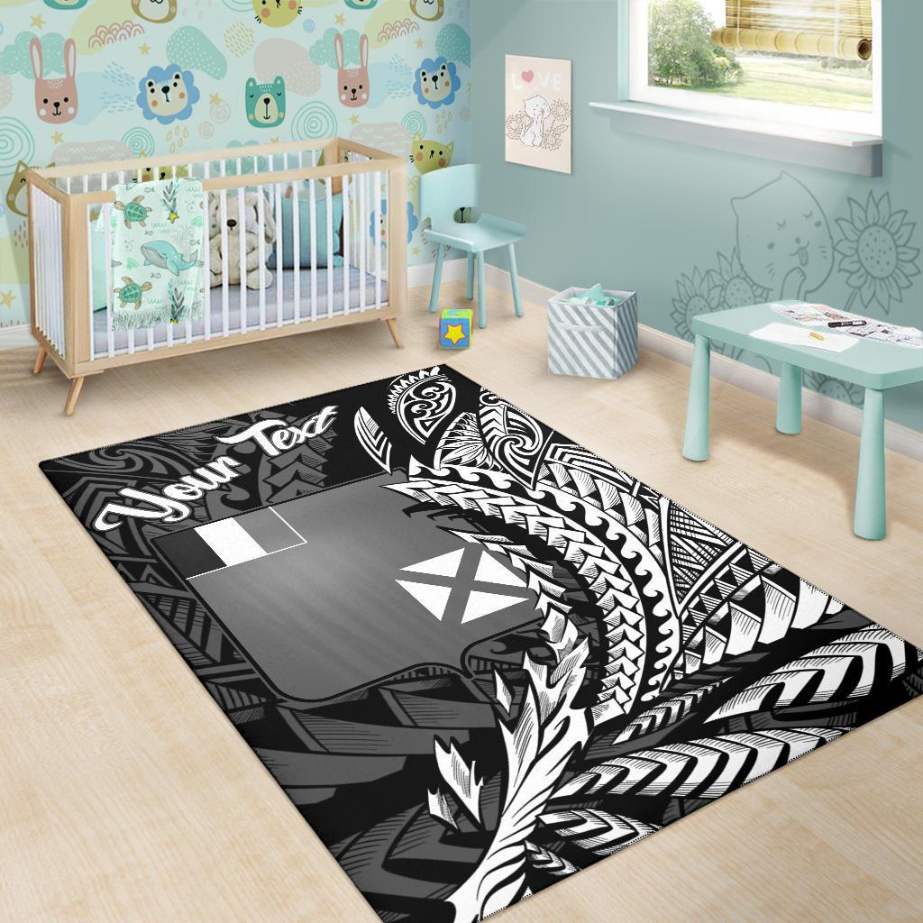 Wallis and Futuna Area Rug - Custom Personalised Wings Style