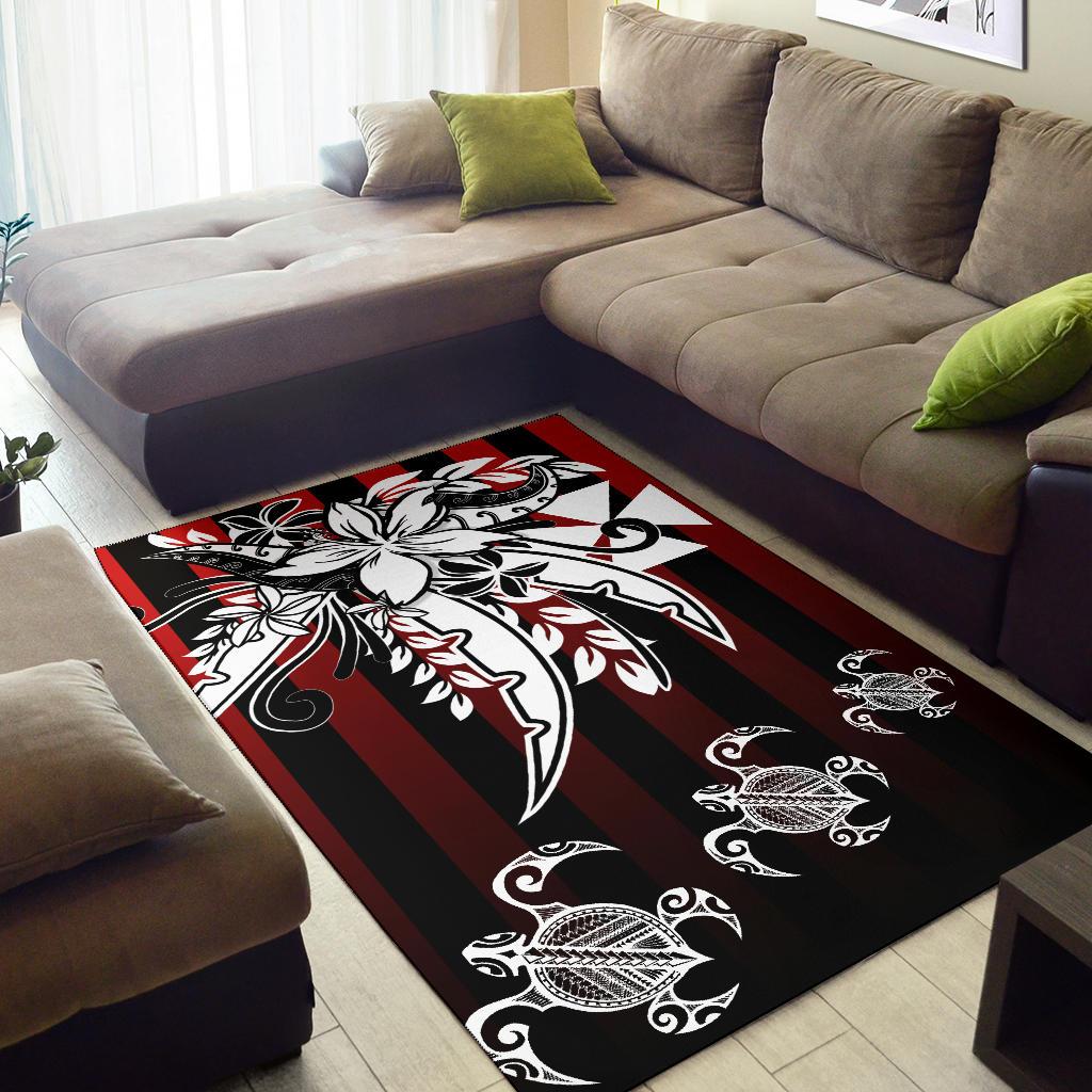 Wallis and Futuna Area Rug - Vertical Stripes Style