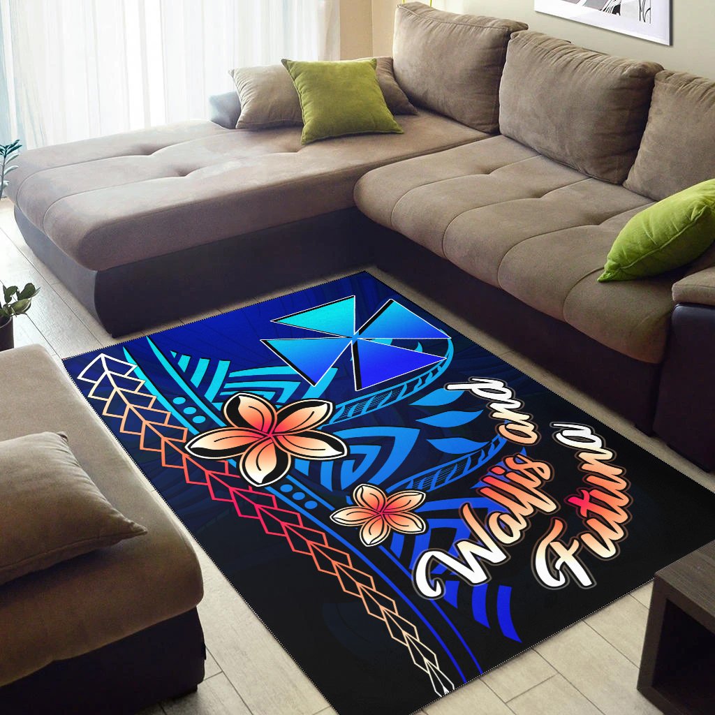 Wallis and Futuna Area Rug - Vintage Tribal Mountain