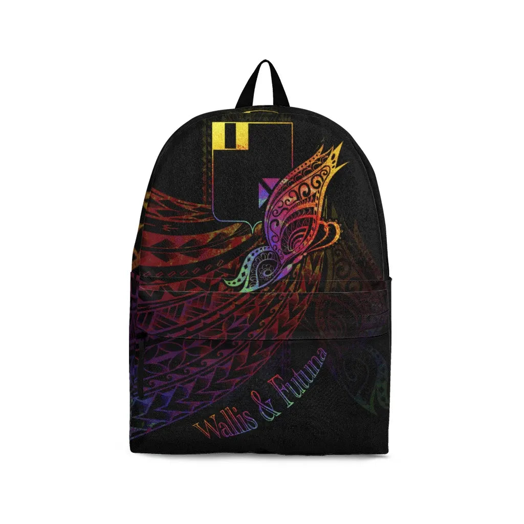 Wallis and Futuna Backpack - Butterfly Polynesian Style