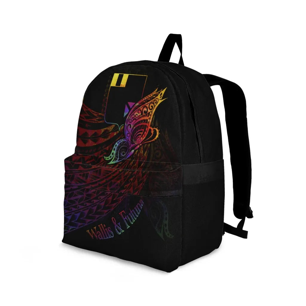 Wallis and Futuna Backpack - Butterfly Polynesian Style