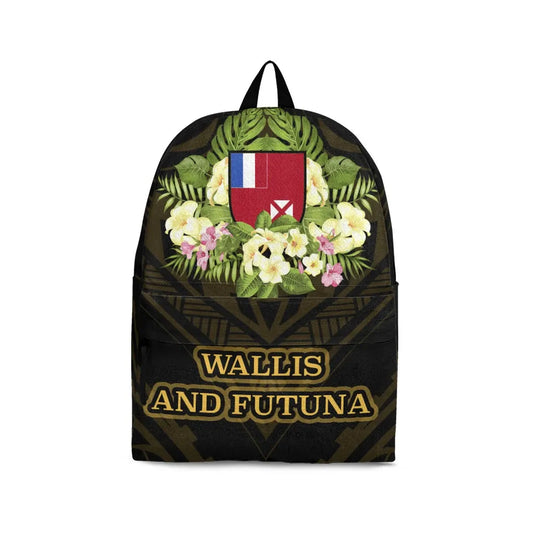 Wallis and Futuna Backpack - Polynesian Gold Patterns Collection