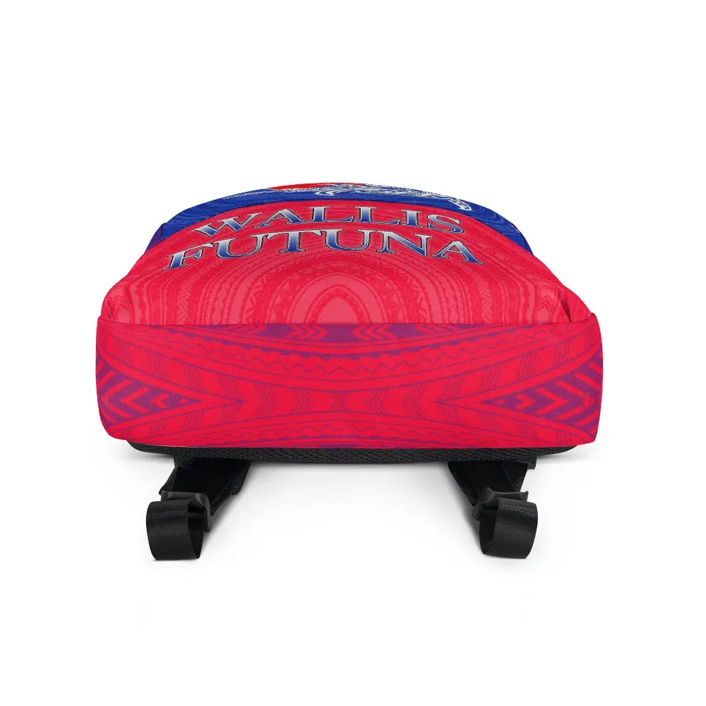 Wallis And Futuna Backpack - Shark With Coat Of Arms