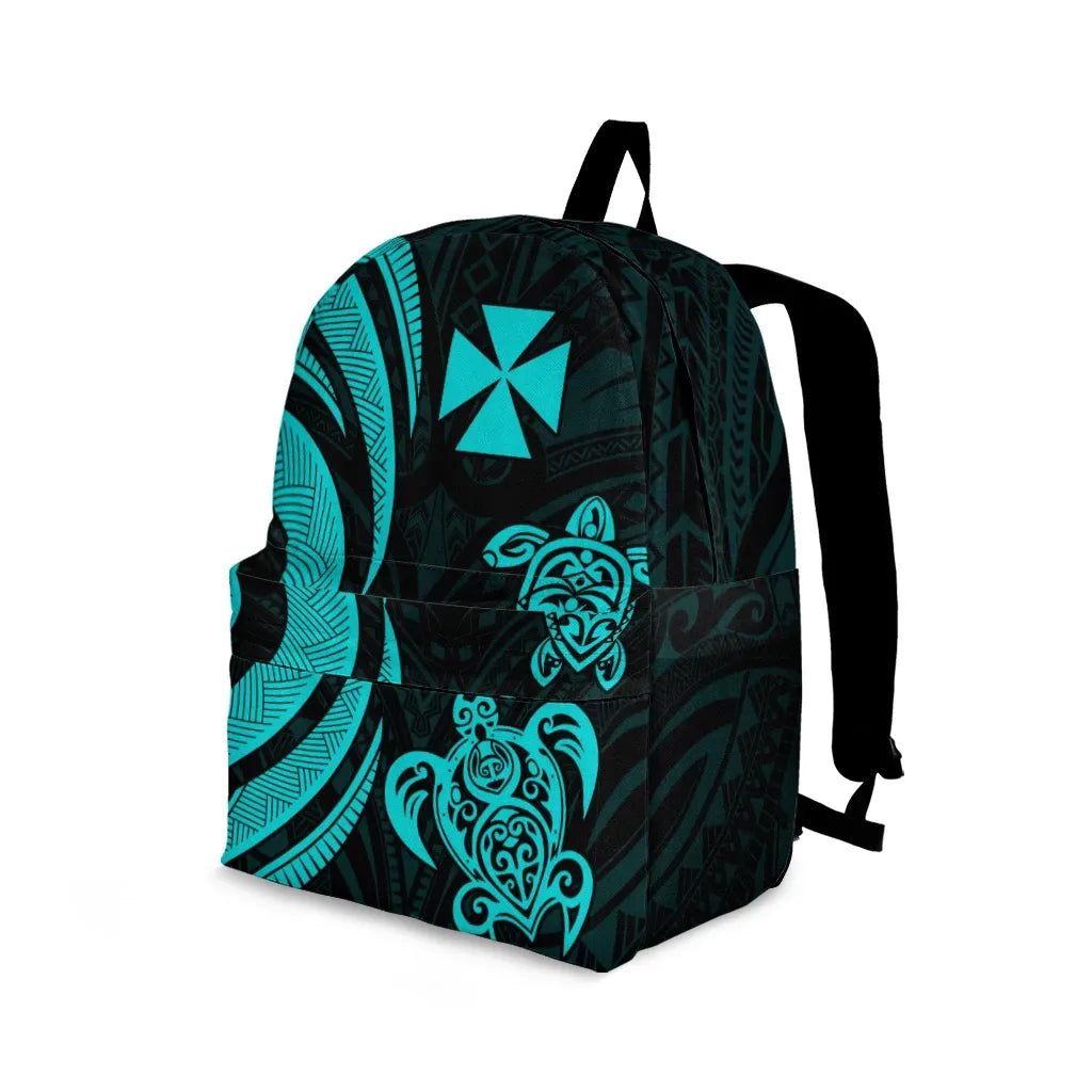 Wallis and Futuna Backpack - Turquoise Tentacle Turtle