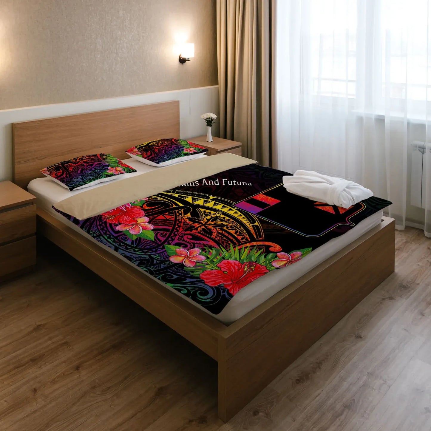 Wallis And Futuna Bedding Set - Tropical Hippie Style
