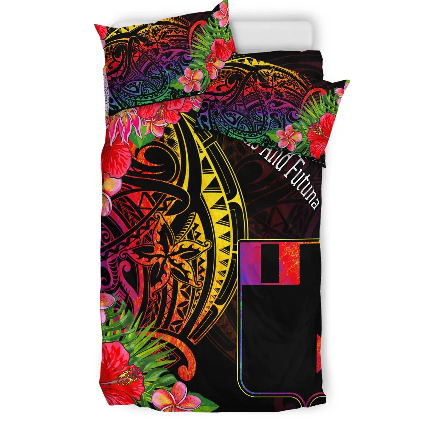 Wallis And Futuna Bedding Set - Tropical Hippie Style