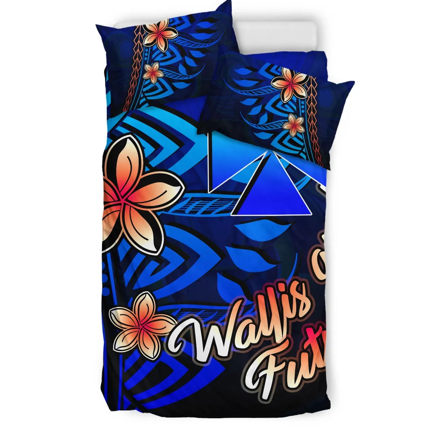 Wallis And Futuna Bedding Set - Vintage Tribal Mountain