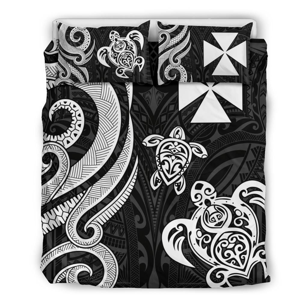 Wallis And Futuna Bedding Set - White Tentacle Turtle