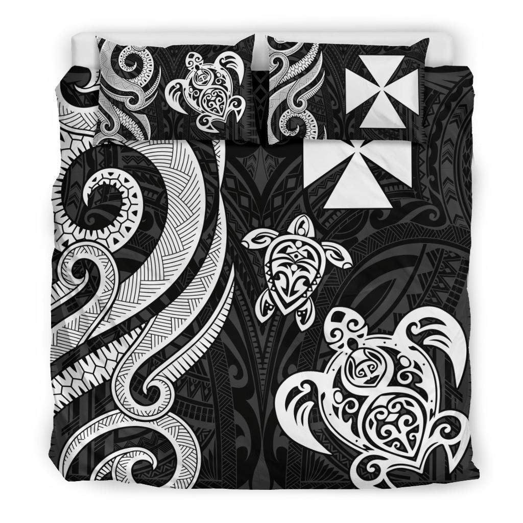 Wallis And Futuna Bedding Set - White Tentacle Turtle