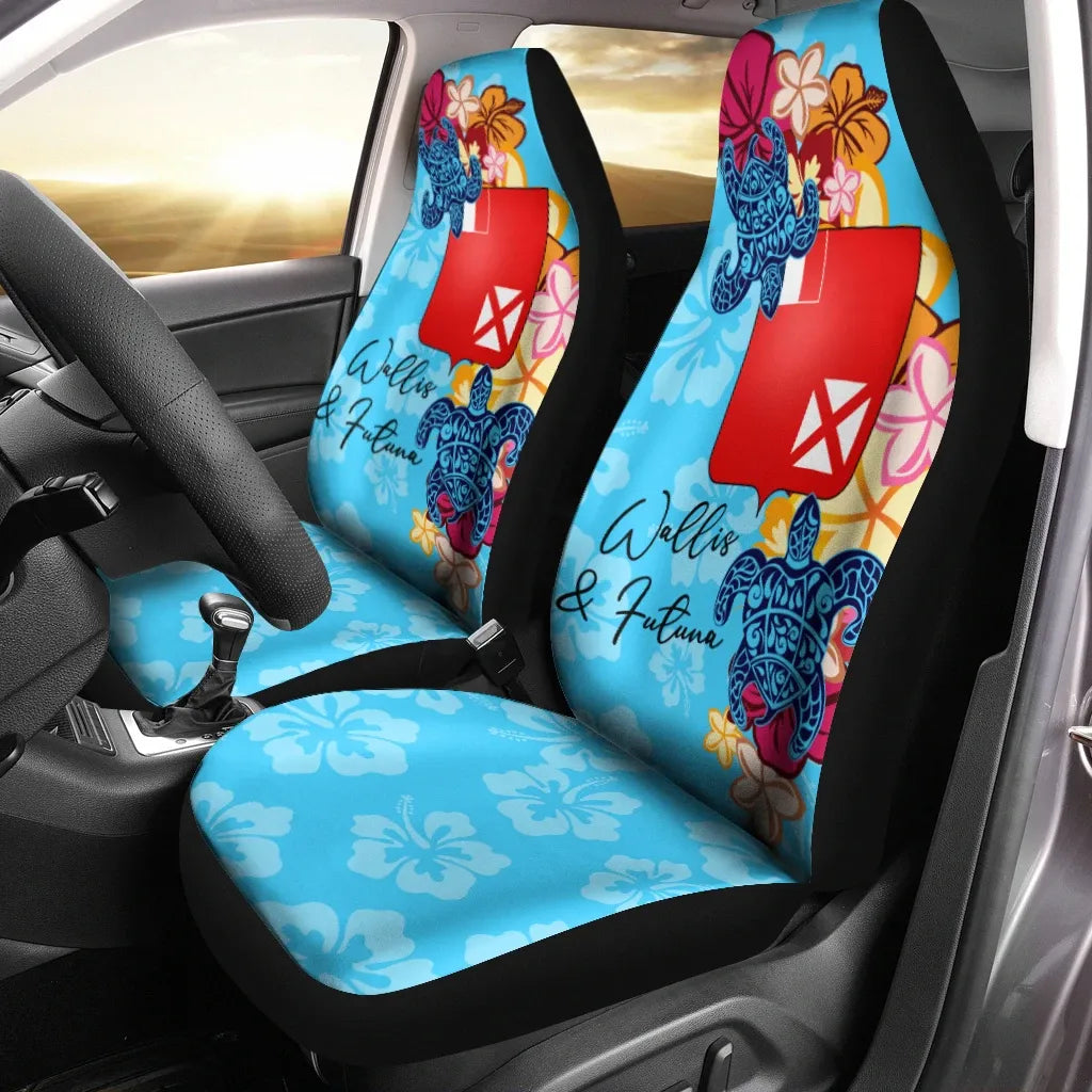 Wallis and Futuna Car Seat Cover - Tropical Style