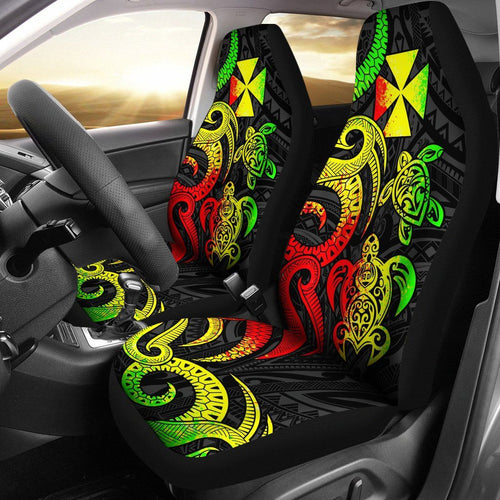 Wallis and Futuna Car Seat Covers - Reggae Tentacle Turtle