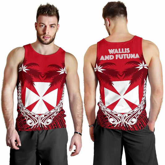 Wallis and Futuna Polynesian Coconut Men Tank Top