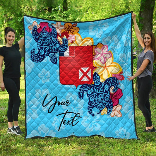 Wallis and Futuna Custom Personalised Premium Quilt - Tropical Style