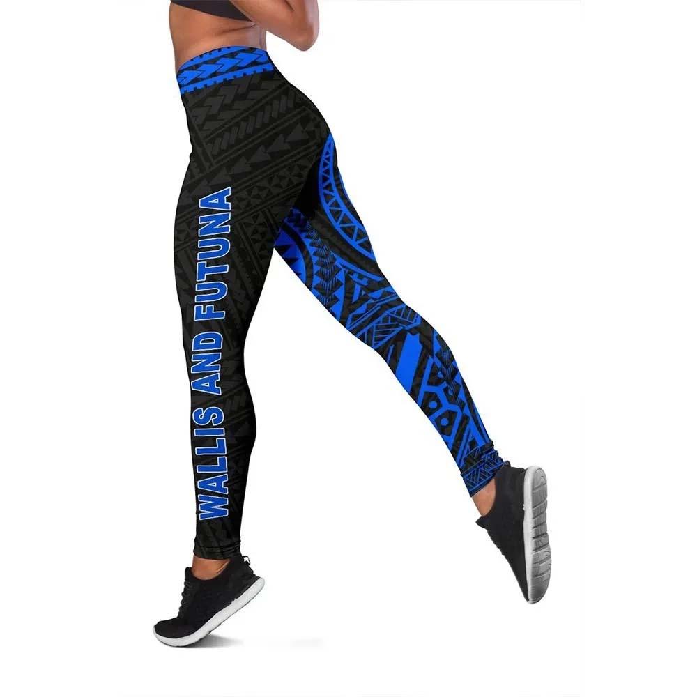 Wallis and Futuna Legging (Blue)