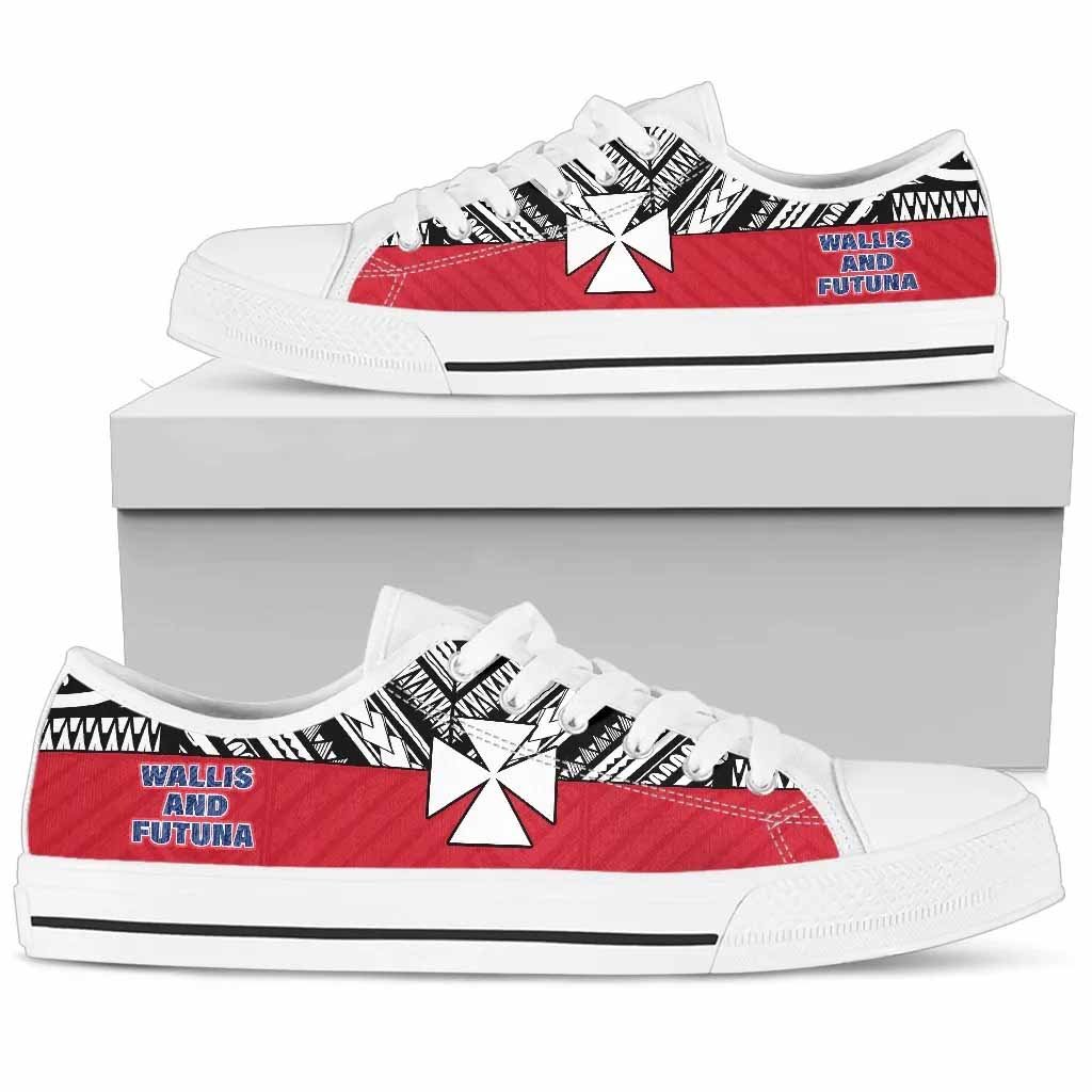 Wallis And Futuna Low Top Shoes - Polynesian Style