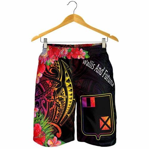 Wallis and Futuna Men Shorts - Tropical Hippie Style