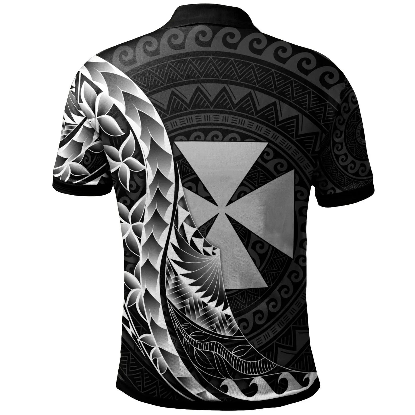 Wallis and Futuna Polo Shirt - Polynesian Pattern Style