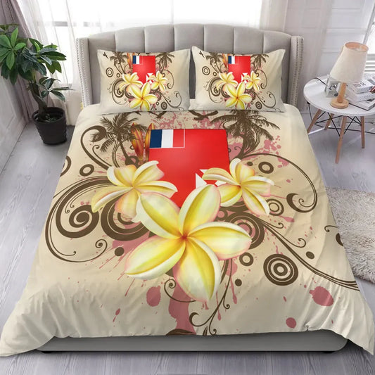 Wallis And Futuna Polynesian Bedding Set - Summer Tropical