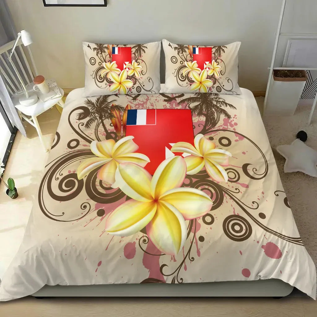 Wallis And Futuna Polynesian Bedding Set - Summer Tropical