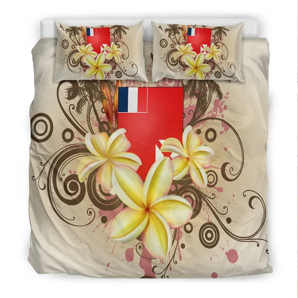 Wallis And Futuna Polynesian Bedding Set - Summer Tropical