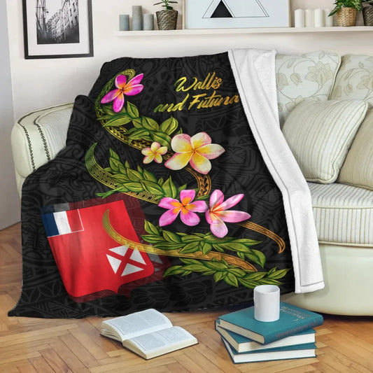 Wallis and Futuna Polynesian Blanket - Plumeria Tribal