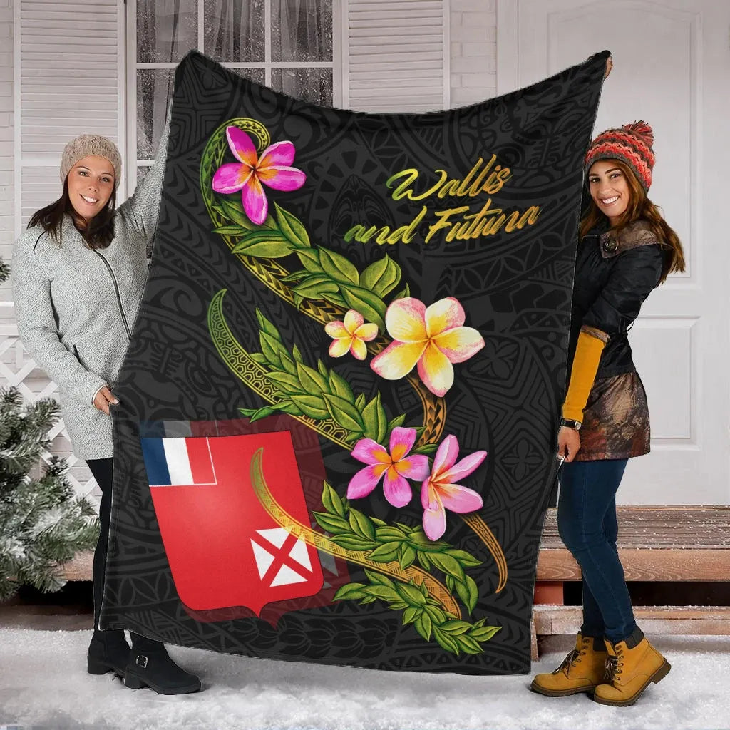 Wallis and Futuna Polynesian Blanket - Plumeria Tribal