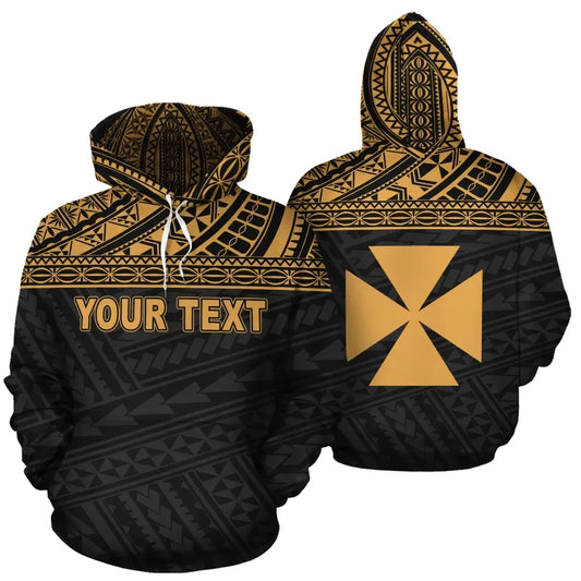 Wallis and Futuna Polynesian Personalised Custom Hoodie Yellow
