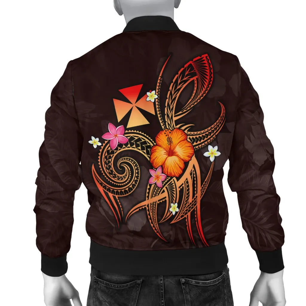 Wallis and Futuna Polynesian Personalised Bomber Jacket - Legend of Wallis and Futuna (Red)