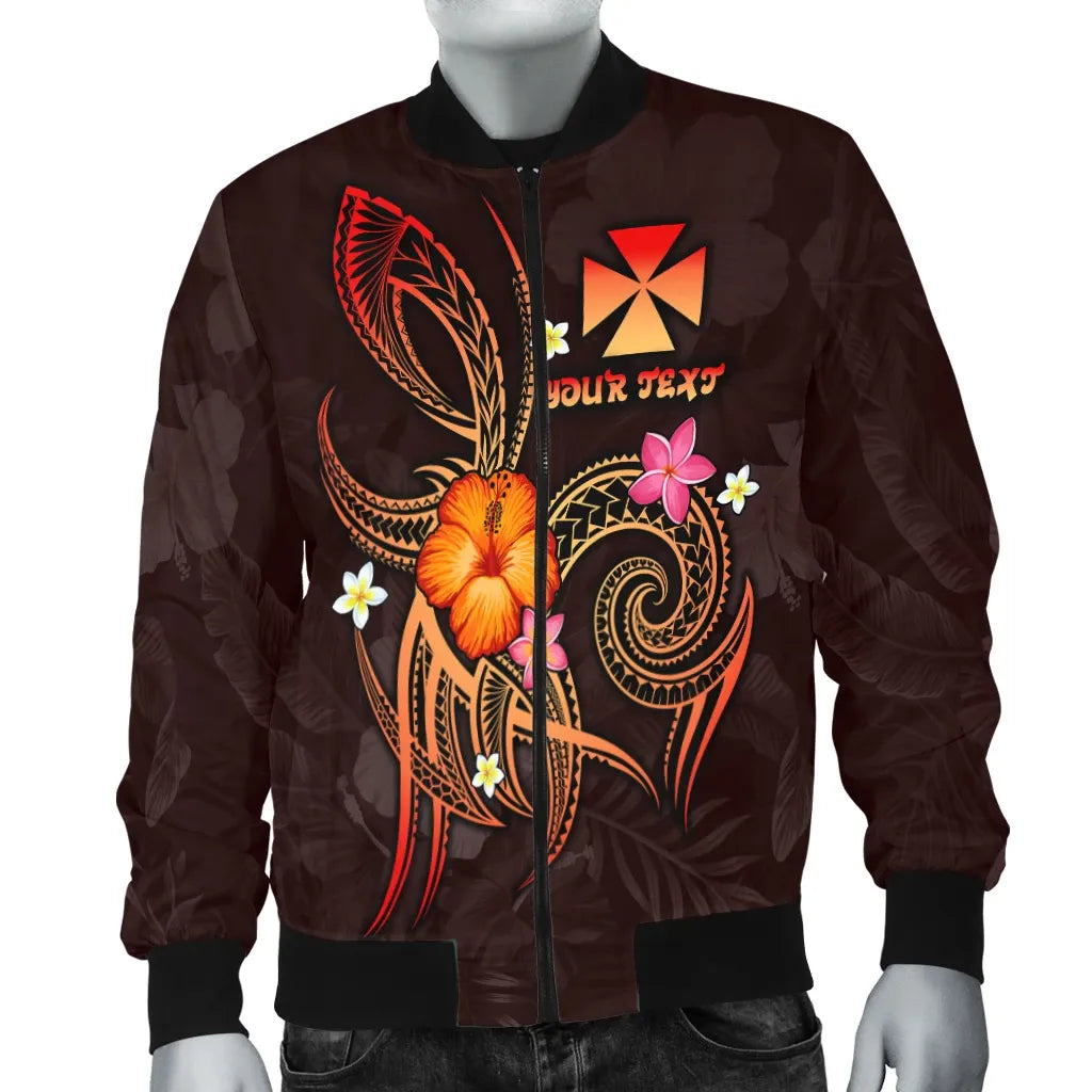 Wallis and Futuna Polynesian Personalised Bomber Jacket - Legend of Wallis and Futuna (Red)