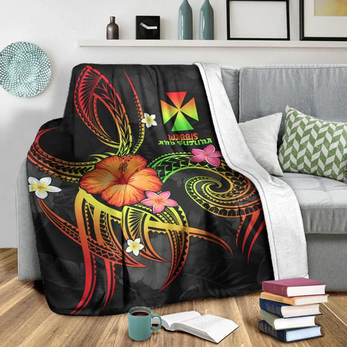 Wallis and Futuna Polynesian Premium Blanket - Legend of Wallis and Futuna (Reggae)