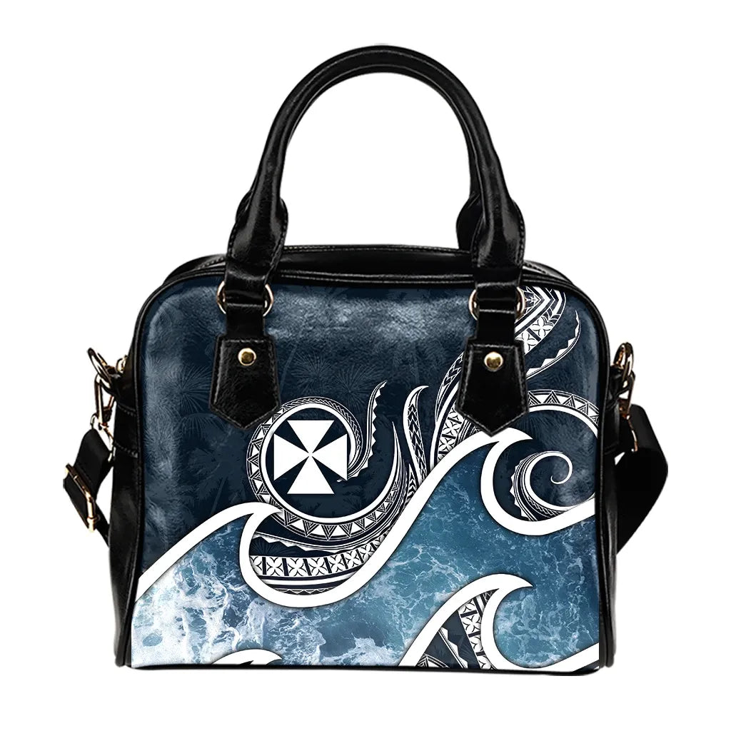 Wallis And Futuna Polynesian Shoulder Handbag - Ocean Style