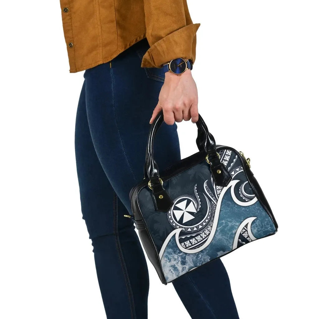 Wallis And Futuna Polynesian Shoulder Handbag - Ocean Style