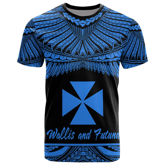 Wallis and Futuna Polynesian T-Shirt - Wallis and Futuna Pride Blue Version