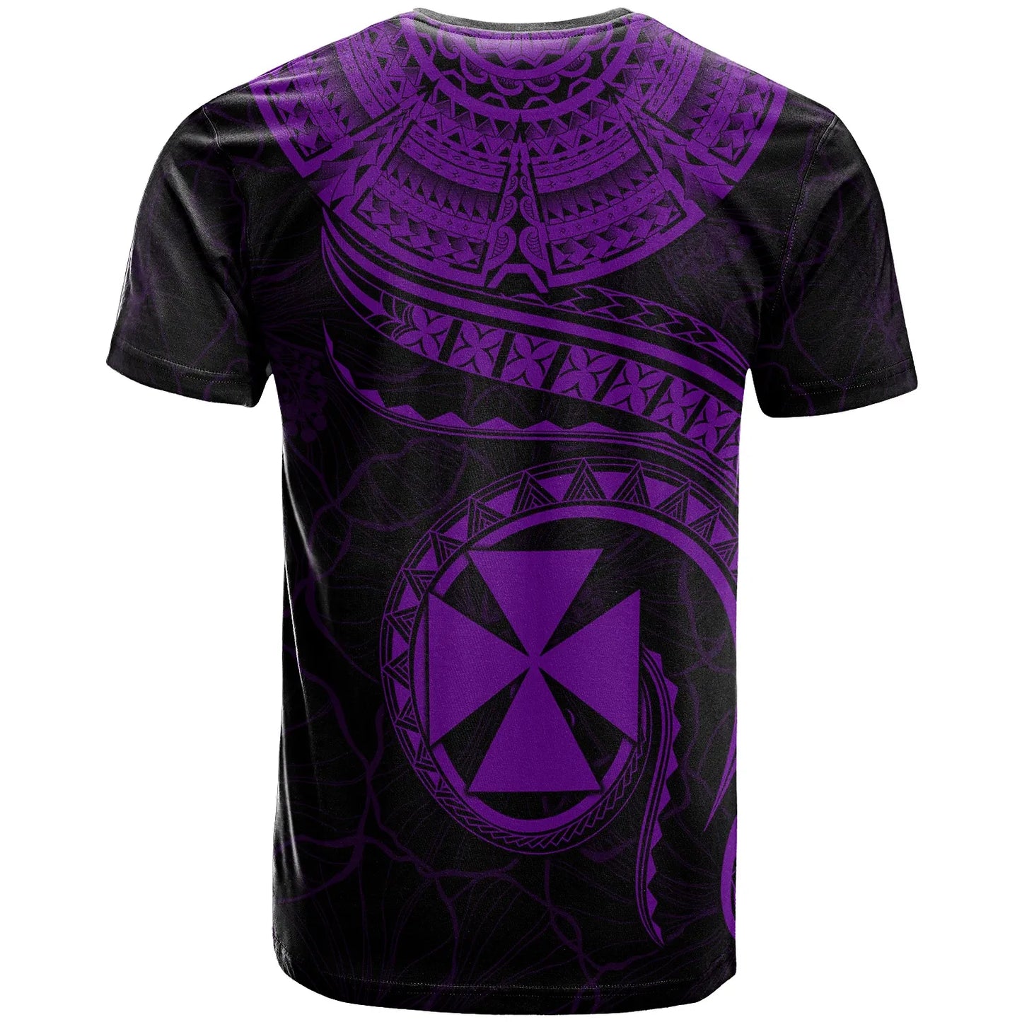 Wallis and Futuna Polynesian T-Shirt - Wallis and Futuna Waves (Purple)