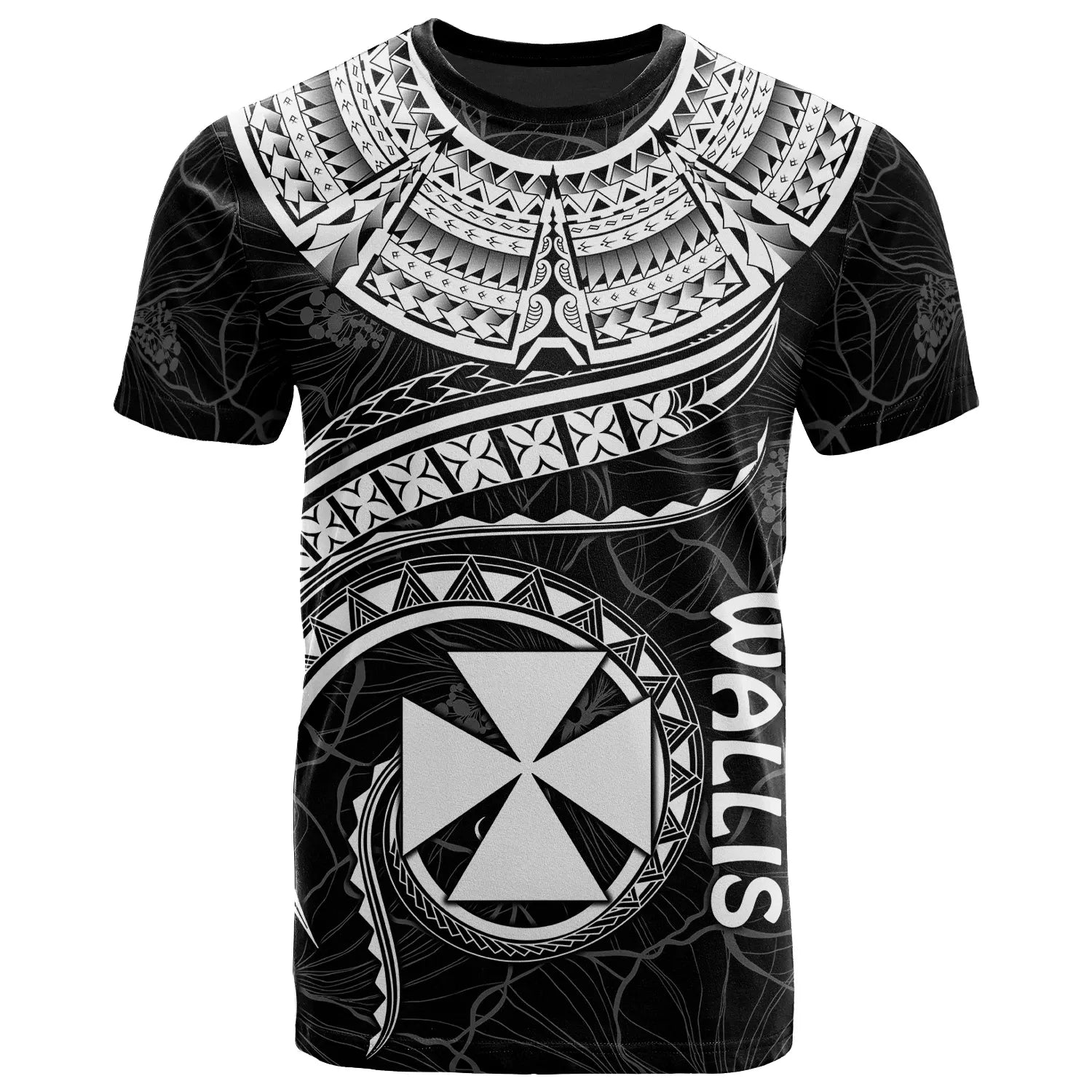 Wallis and Futuna Polynesian T-Shirt - Wallis and Futuna Waves (White)