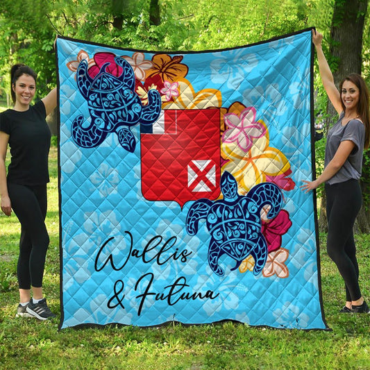 Wallis and Futuna Premium Quilt - Tropical Style